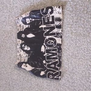 Women's small vintage Ramones mini skirt